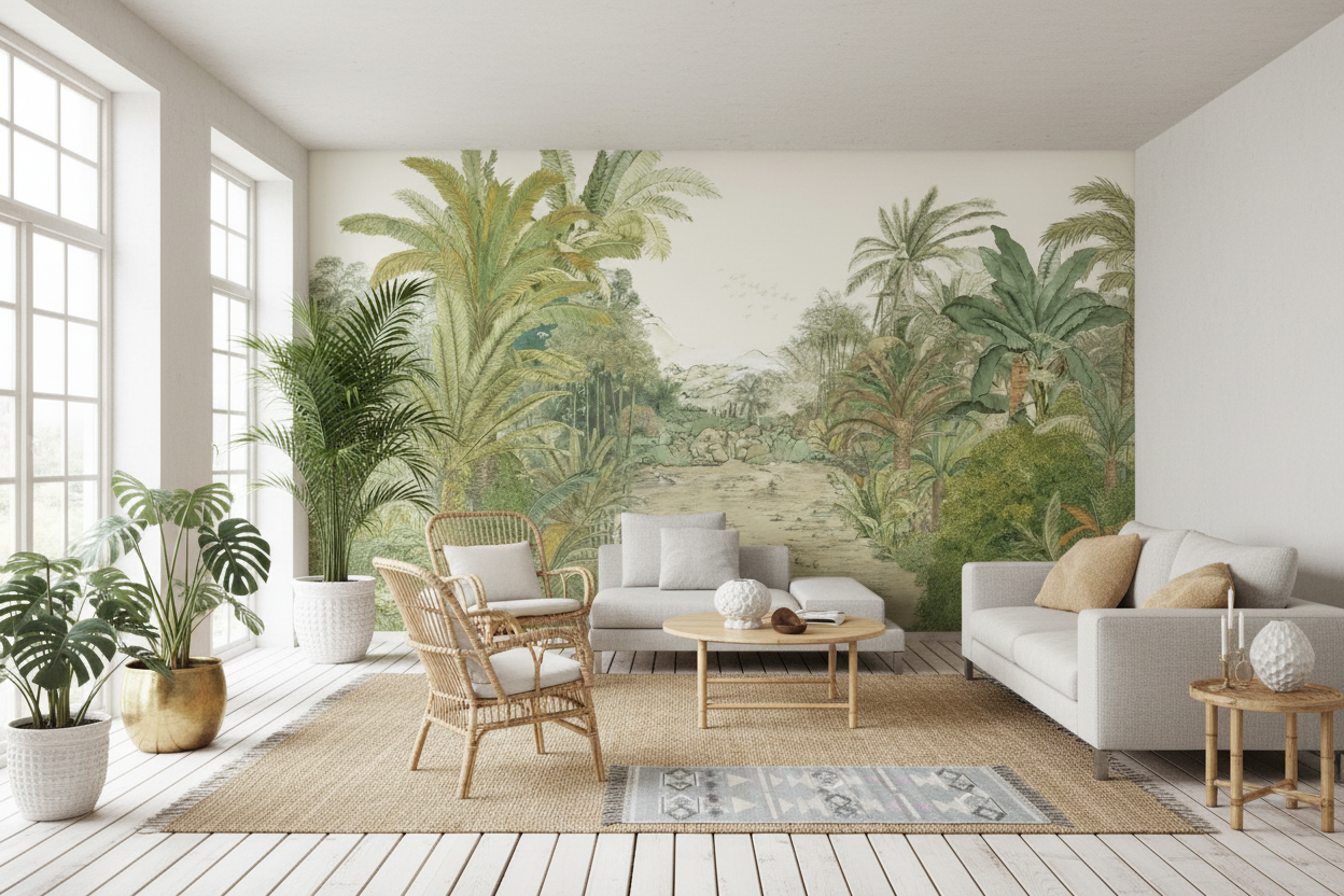 Amazone Jungle nordisk-eksotisk interiør