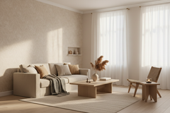 Beige Treasure nordisk morgenlys