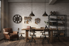 Bricks Light råt håndværk interiør