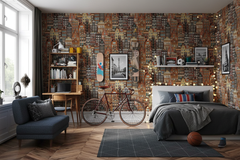 City Life drengeværelse med cykel