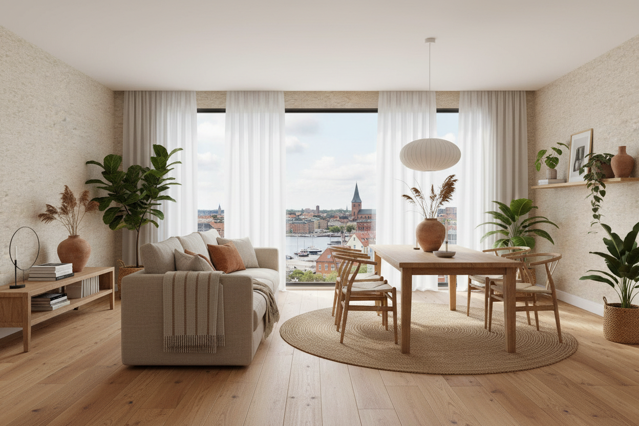 Cork Aalborg med udsigt til byen