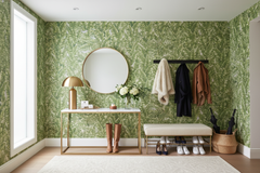 Lime Leaves entré med sko jakker og pels