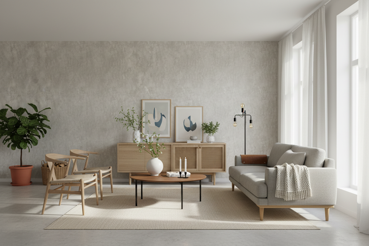 Nordica Concrete naturligt middagslys nordisk dansk