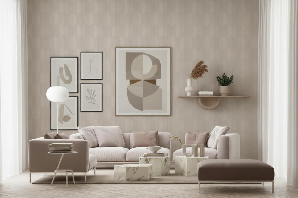 Angle Connection 2 med vægdekoration