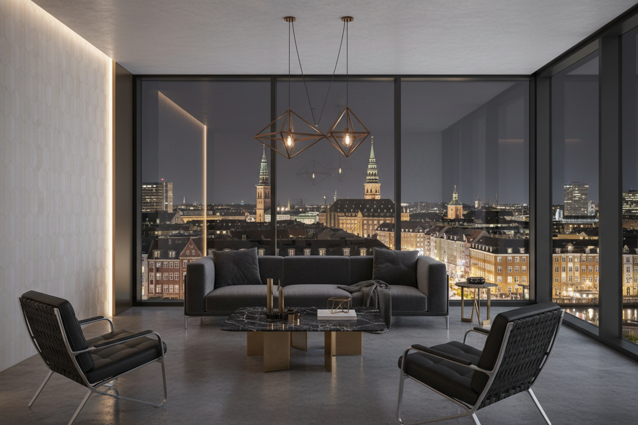 Angle Connection med København udsigt