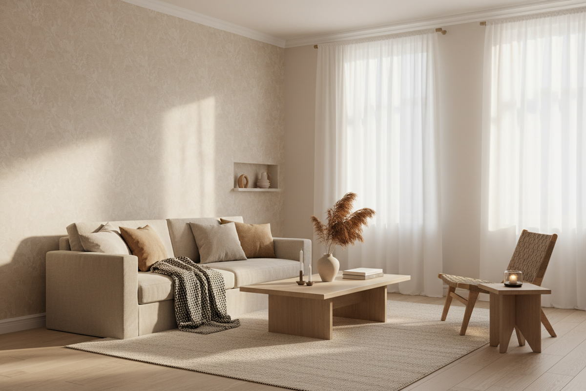 Beige Treasure nordisk morgenlys