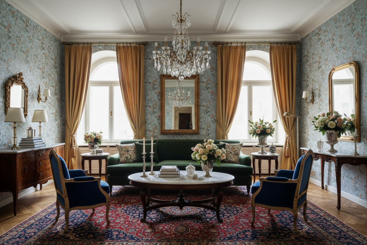 Blomma Anna klassisk luksus interiør