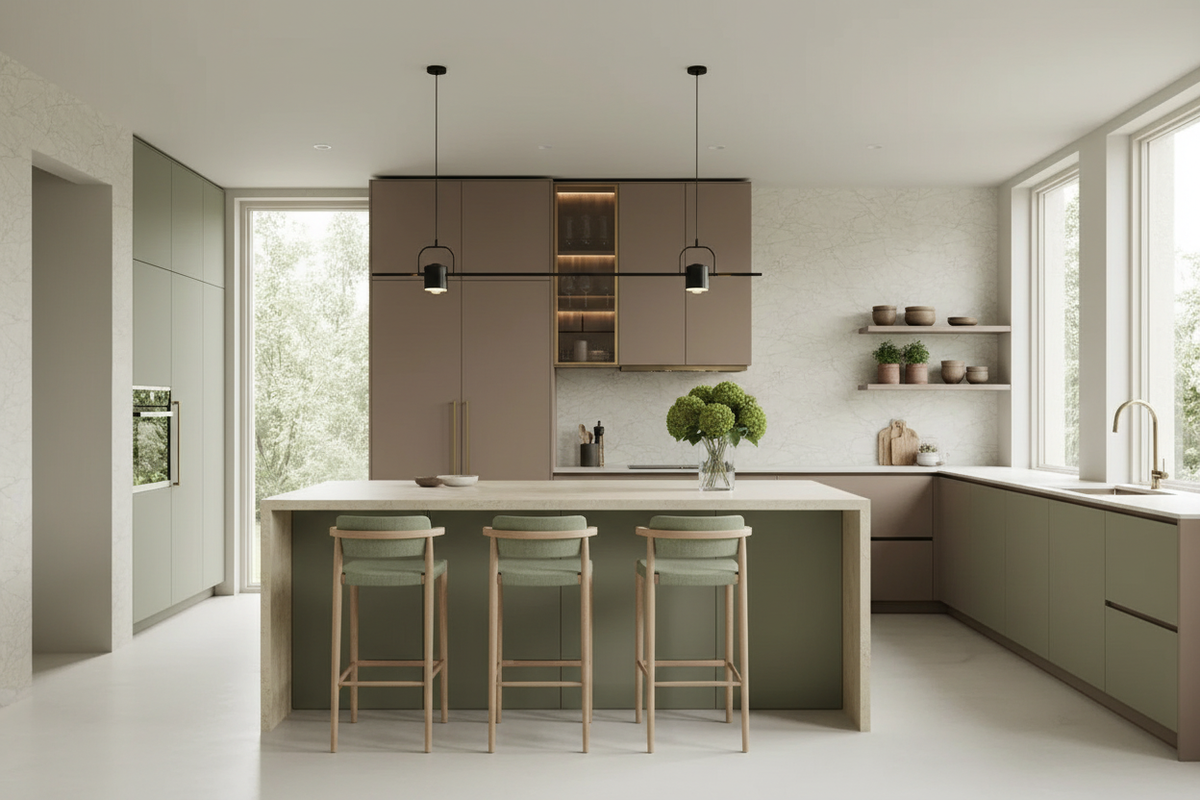 Broken Ice 2 stort køkken med vinduer