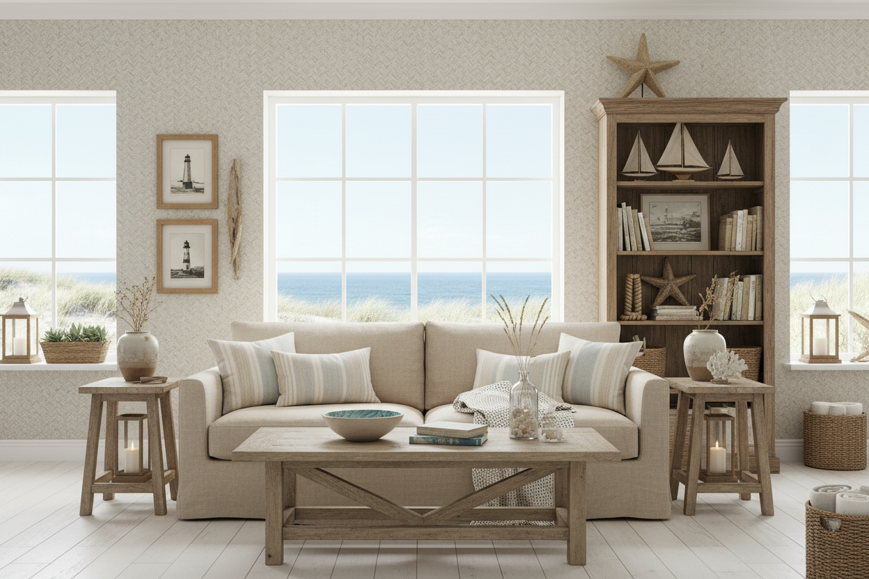 Elegant Fishbones kyst stue